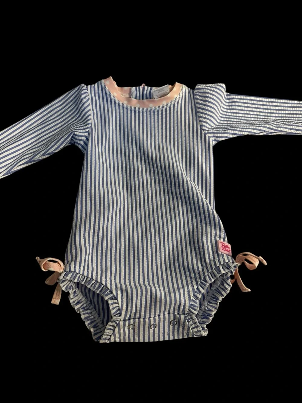 Two RuffleButts bathing suits 6-12 months